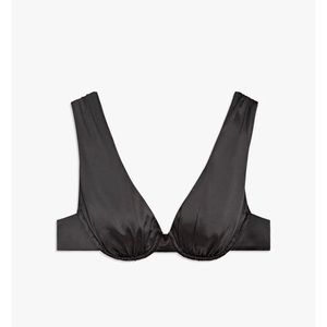 Underwire V-Neck Crop Top